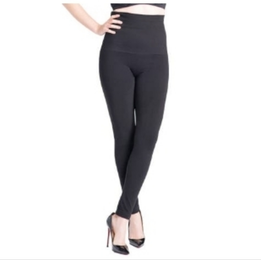 Preggo Leggings XL Black Full Length Snapback Postpartum Leggings